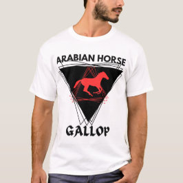 Arabian Horse Stallion Equestrian Jockey Pony T Shirt
