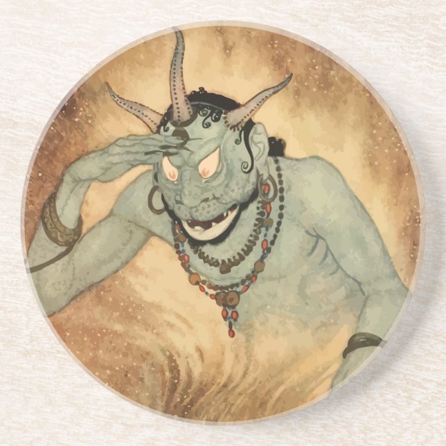 Arabian Nights-ande av Edmund Dulac Underlägg (Framsidan)