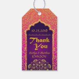 Arabian Nights Bollywood Tack Gift Märkre Presentetikett