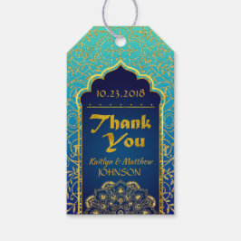 Arabian Nights Bollywood Tack Gift Märkre Presentetikett