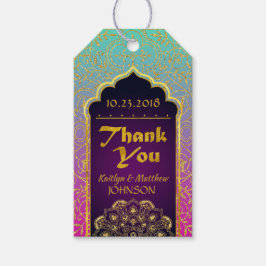 Arabian Nights Bollywood Tack Gift Märkre Presentetikett