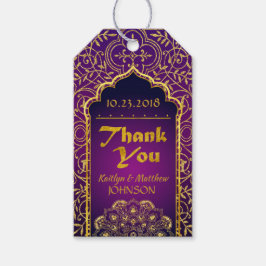 Arabian Nights Bollywood Tack Gift Märkre Presentetikett