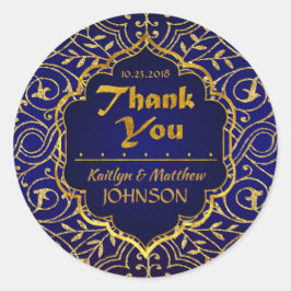 Arabian Nights Bollywood Tack Label Runt Klistermärke