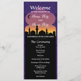 Arabian Nights Bröllopsprogram Program