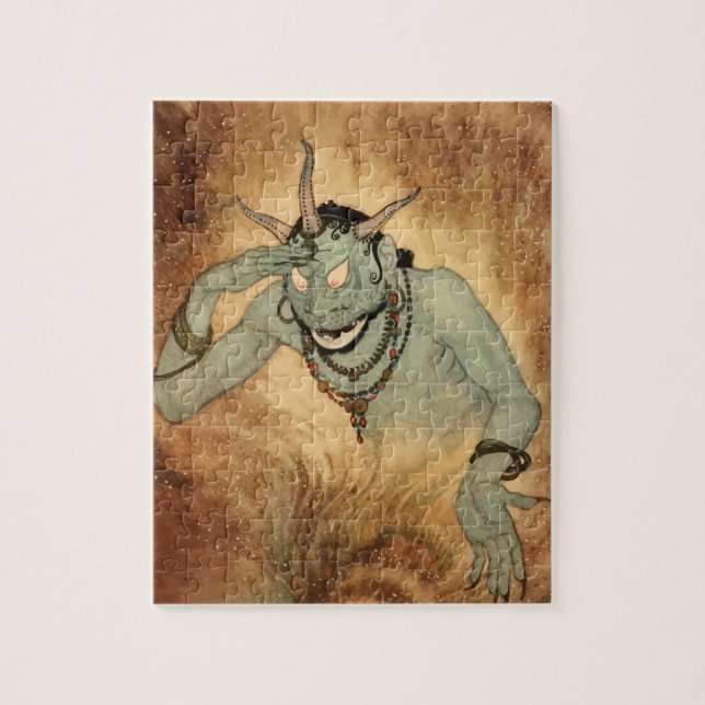 Arabian Nights-geni av Edmund Dulac Pussel (Vertikal)