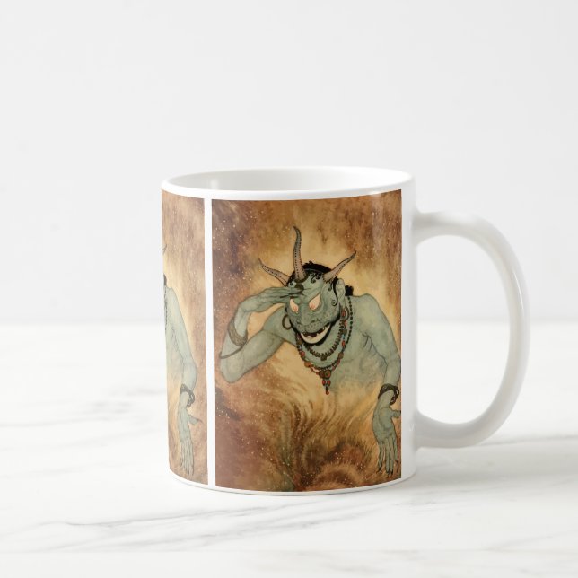 Arabian Nights Genie av Edmund Dulac Kaffemugg (Höger)