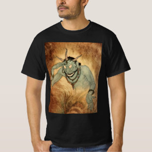 Arabian Nights Genie av Edmund Dulac T Shirt