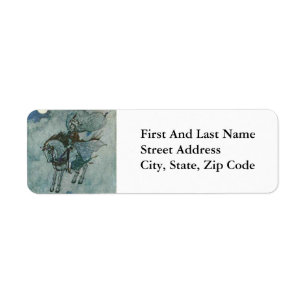 Arabian Nights Ghost Horse Fairy Tale Prince Returadress Etikett