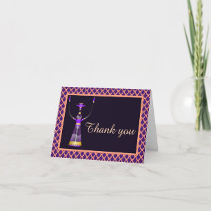 Arabian Nights Hookah Tackkort Card