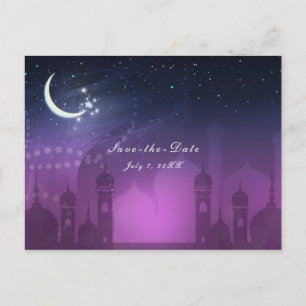 Arabian Nights Marockansk Lila Månsken Spara Datum Meddelande Vykort
