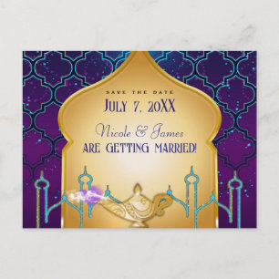 Arabian Nights Marockansk Spara Datum Postkort Meddelande Vykort