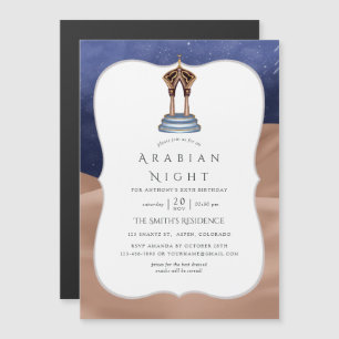 Arabian Nights ThLED Party Magnetisk Inbjudningskort