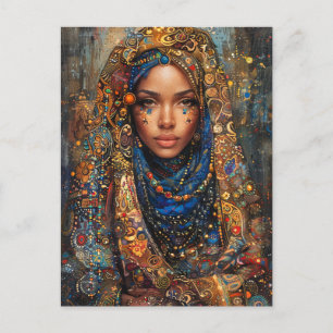 Arabian Nights Woman Vykort