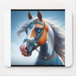 Arabian Paint Horse Porträtt Musmatta