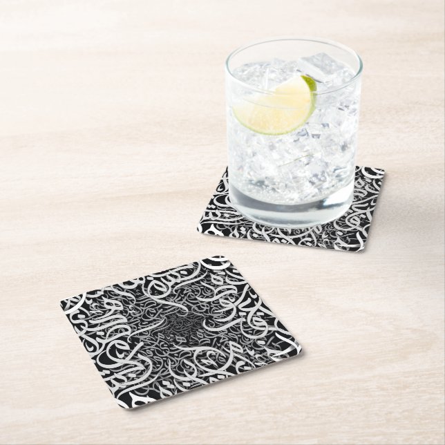 arabic brev underlägg papper kvadrat (Insitu)