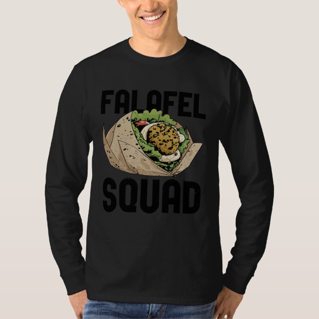 Arabic Food Kebap Falafel Hummus Levantine Cuisine T Shirt (Framsida)