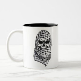 Arabic Skull Kufiya Shemagh Två-Tonad Mugg
