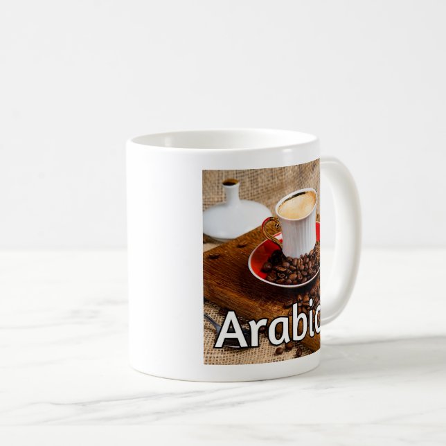 arabica kaffe mugg #4B (Framsida höger)