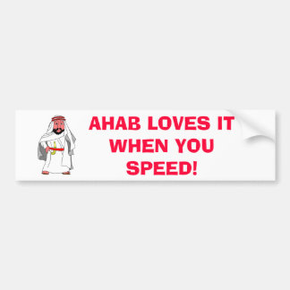 arabisk ÄLSKAR AHAB DET, NÄR DU RUSAR! Bildekal