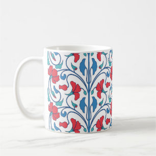 Arabisk blommigt, sömlös vintage mönster. kaffemugg