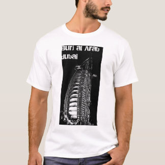 Arabisk Burj al, Dubai Tee Shirt