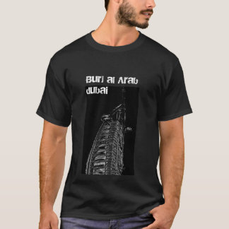 Arabisk Burj al, Dubai Tee Shirt