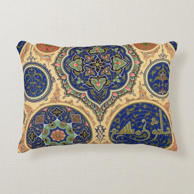 Arabisk dekoration, pläterar XXVII från Prydnadskudde (Framsidan)