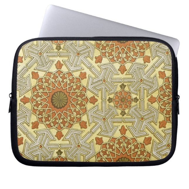 Arabisk design nr 4 vid Emporio Moffa Laptop Fodral (Framsidan)