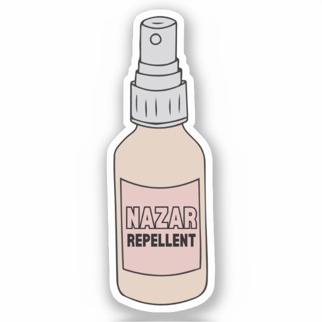 Arabisk estetisk nazist Repellent Spray Klistermärken (Framsida)