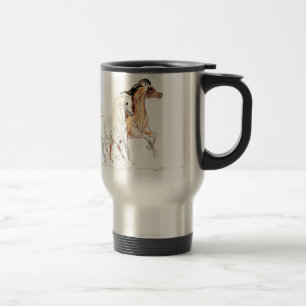 Arabisk hästtravel mug resemugg