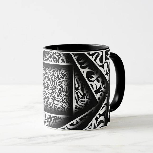 arabisk kalligrafi 3d mugg (Framsida höger)