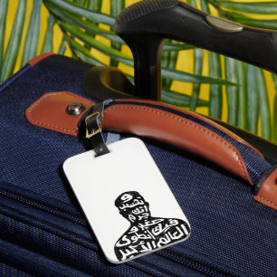 Arabisk kalligrafi bagagetiketter bagagebricka