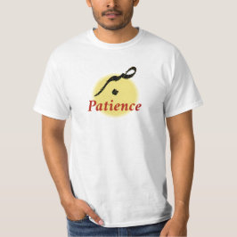 Arabisk kalligrafi Sabr Tålamod Minimalistisk Zen  T Shirt