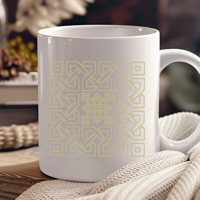 arabisk kalligraphy inslag symbol islamic ornament kaffemugg (Skapare uppladdad)