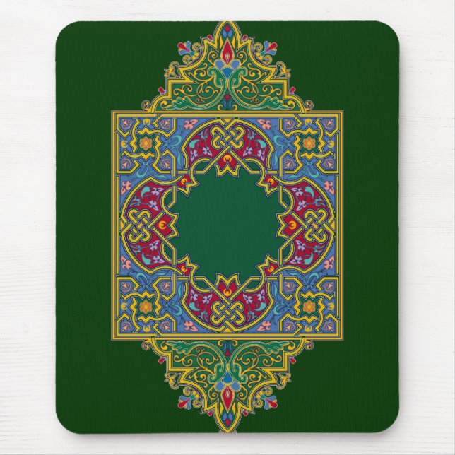 Arabisk konstmönstermousepad musmatta (Framsidan)