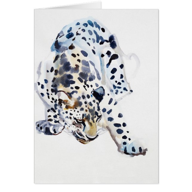 Arabisk Leopard 2008 5 Hälsningskort (Framsidan)