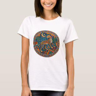 Arabisk Leopards Mandala Exotisk Ökenkonst T Shirt
