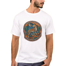 Arabisk Leopards Mandala Exotisk Ökenkonst