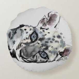 Arabisk Leopardunge 2008 Rund Kudde