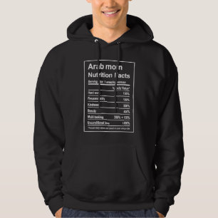 Arabisk Mamma Näringsfakta Arabiska Kvinnor Mors D Hoodie