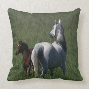 Arabisk Mare & föl Kudde