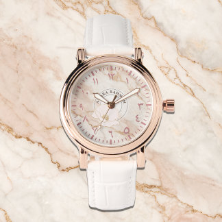 Arabisk numerär kvinnovakt - Ro Guld Gift Idea Armbandsur