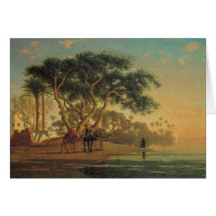 Arabisk oas, 1853 hälsningskort