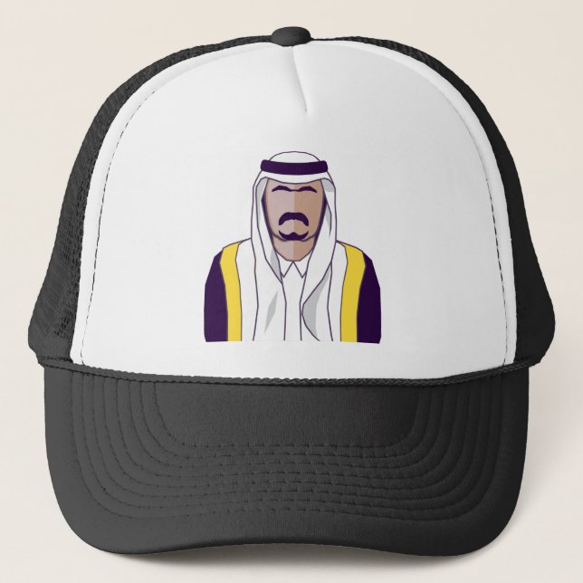 Arabisk Princevektor Truckerkeps (Framsida)