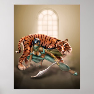 Arabisk riddare poster