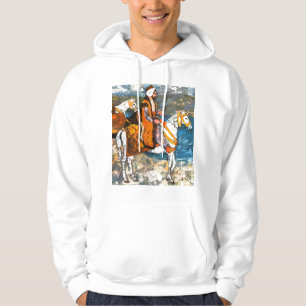 Arabisk ryttare sweatshirt med luva