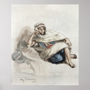 Arabisk sittplats poster