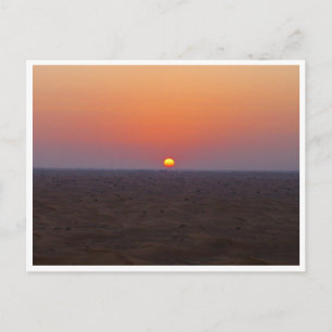 arabisk solnedgång vykort