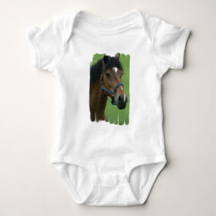 Arabisk T-tröja för hästbildbaby Tee