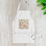 Arabiska alfabet Mönster Modern Islamic Calligraph Förkläde<br><div class="desc">Höj ditt kök stil med vår apron med en fängslande bakgrund av fullt av intrikat arabiskt brev. Den här unika designen visar en harmonisk blandning av skript för elegant, som skapar ett visuellt bedövande och kulturellt estetiskt rik. Perfekt för köksmästare, bagare eller någon som kärlek för att laga mat med...</div>